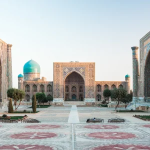 Registan Meydanı Semerkant - Özbekistan