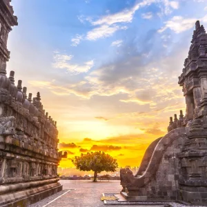 Yogyakarta Tapınağı Endonezya