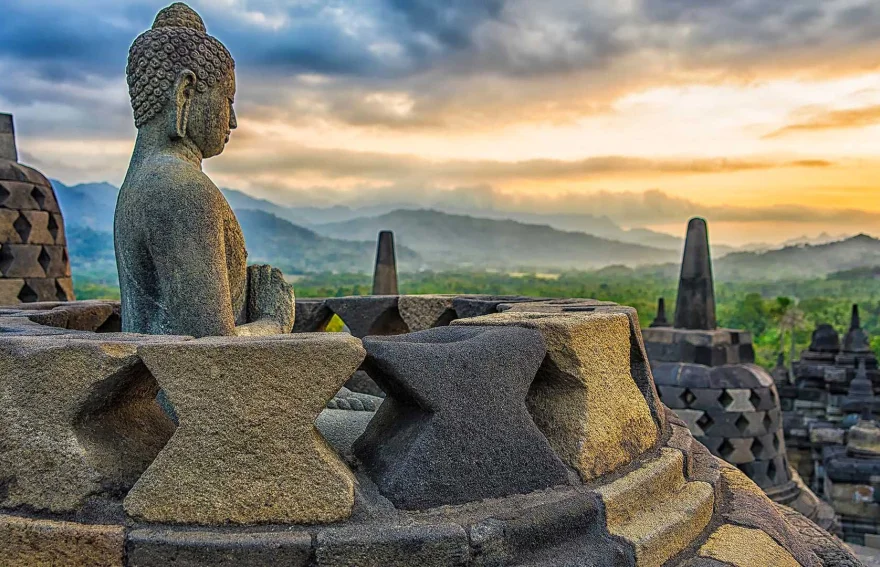 Endonezya Turu Borobudur Temple