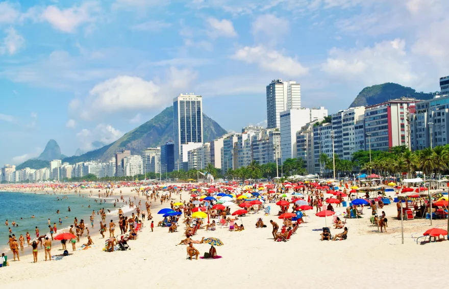 Rio de jenerio İpanema Plajı - Brezilya