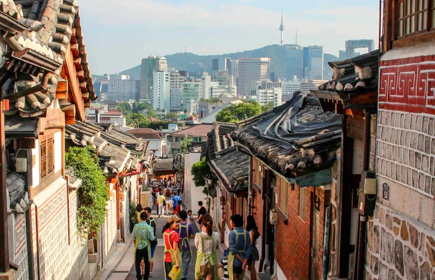 Bukchon Hanok köyü - Seul