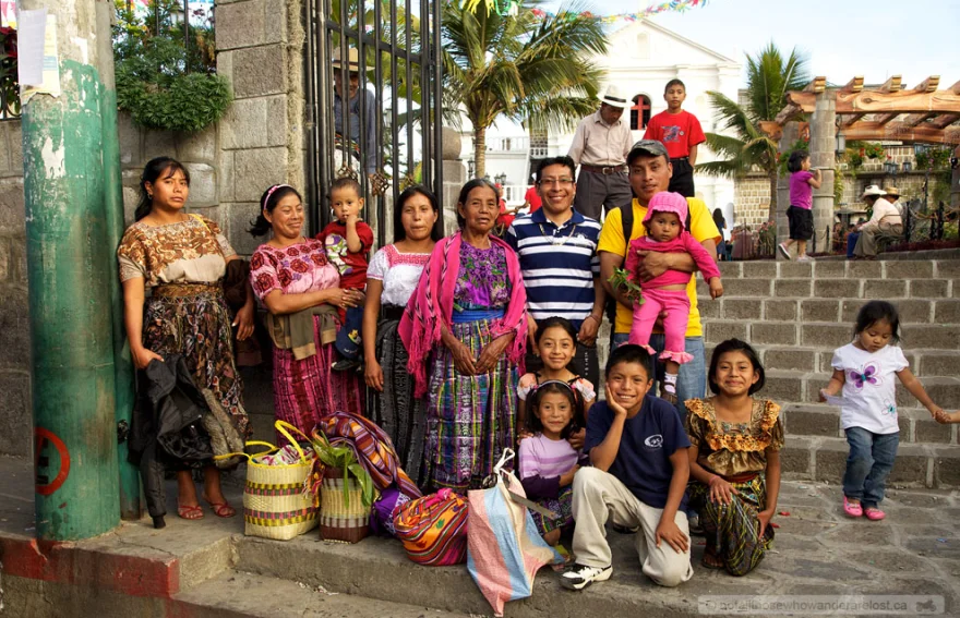 Maya kadınları Guatemala