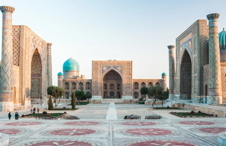 Registan Meydanı Semerkant - Özbekistan