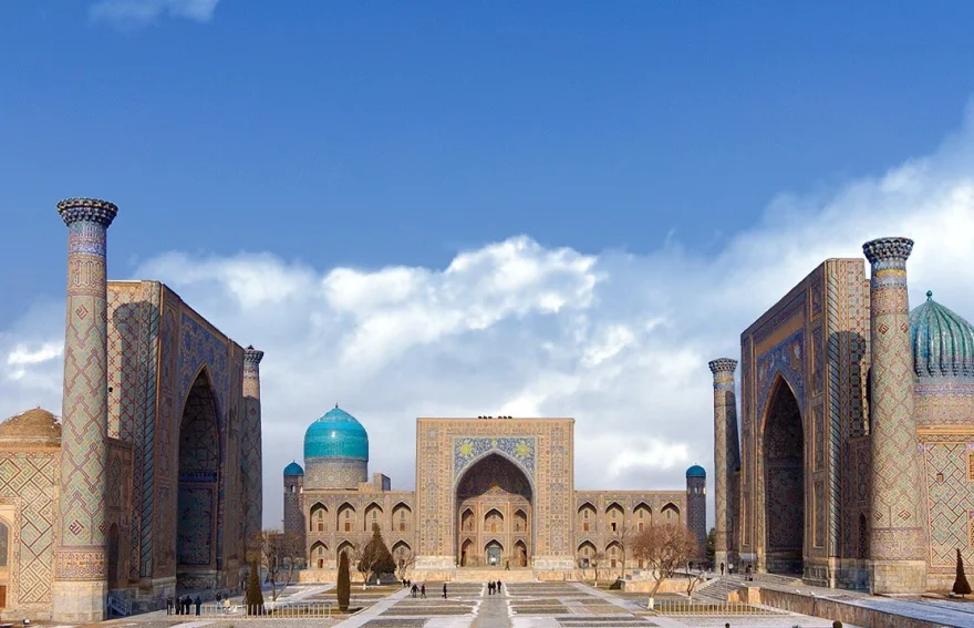 Semerkant Registan Meydanı Özbekistan