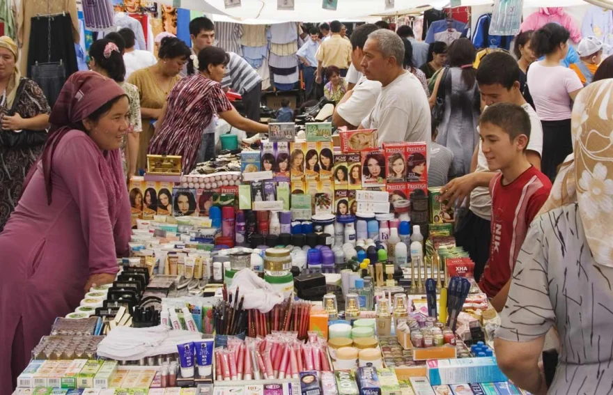 Taşkent pazaryeri Özbekistan Turu